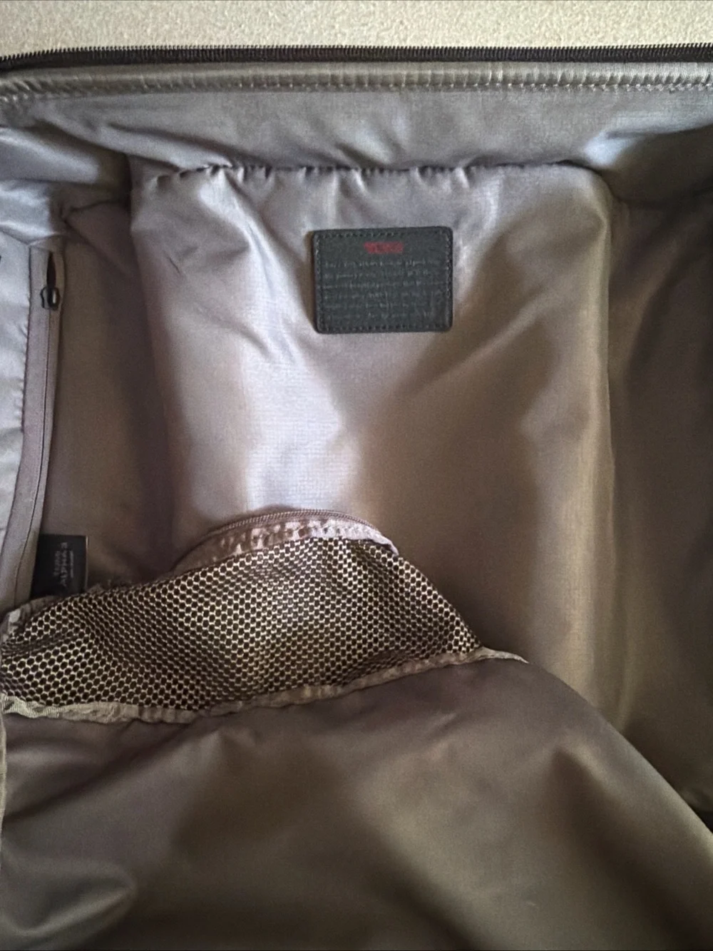 Tumi Black Rolling Garment Bag with Hangers